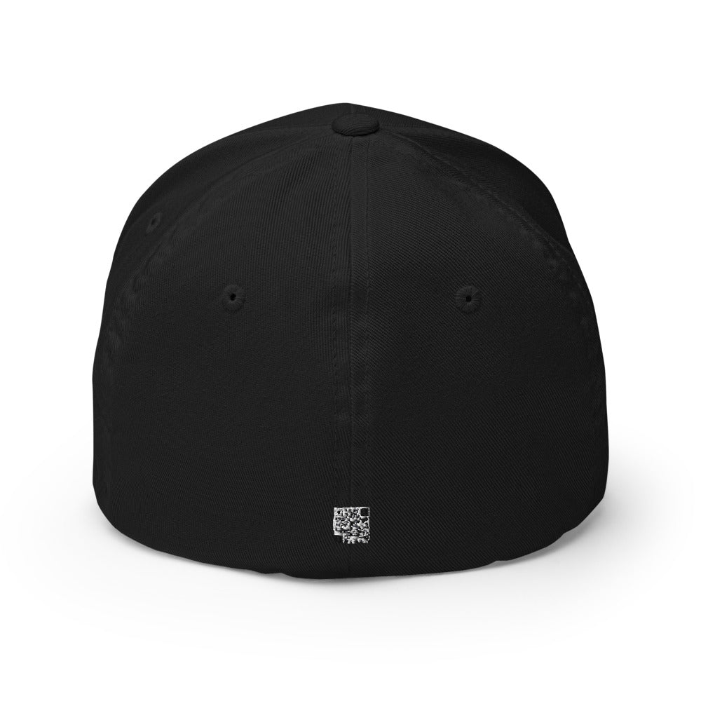 Noir Cap mit geschlossener Rückseite