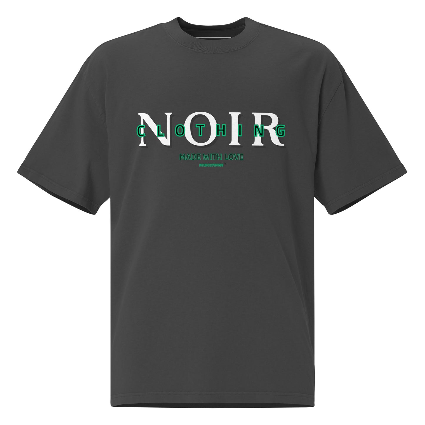 Schwarzes Oversuzed T-shirt 