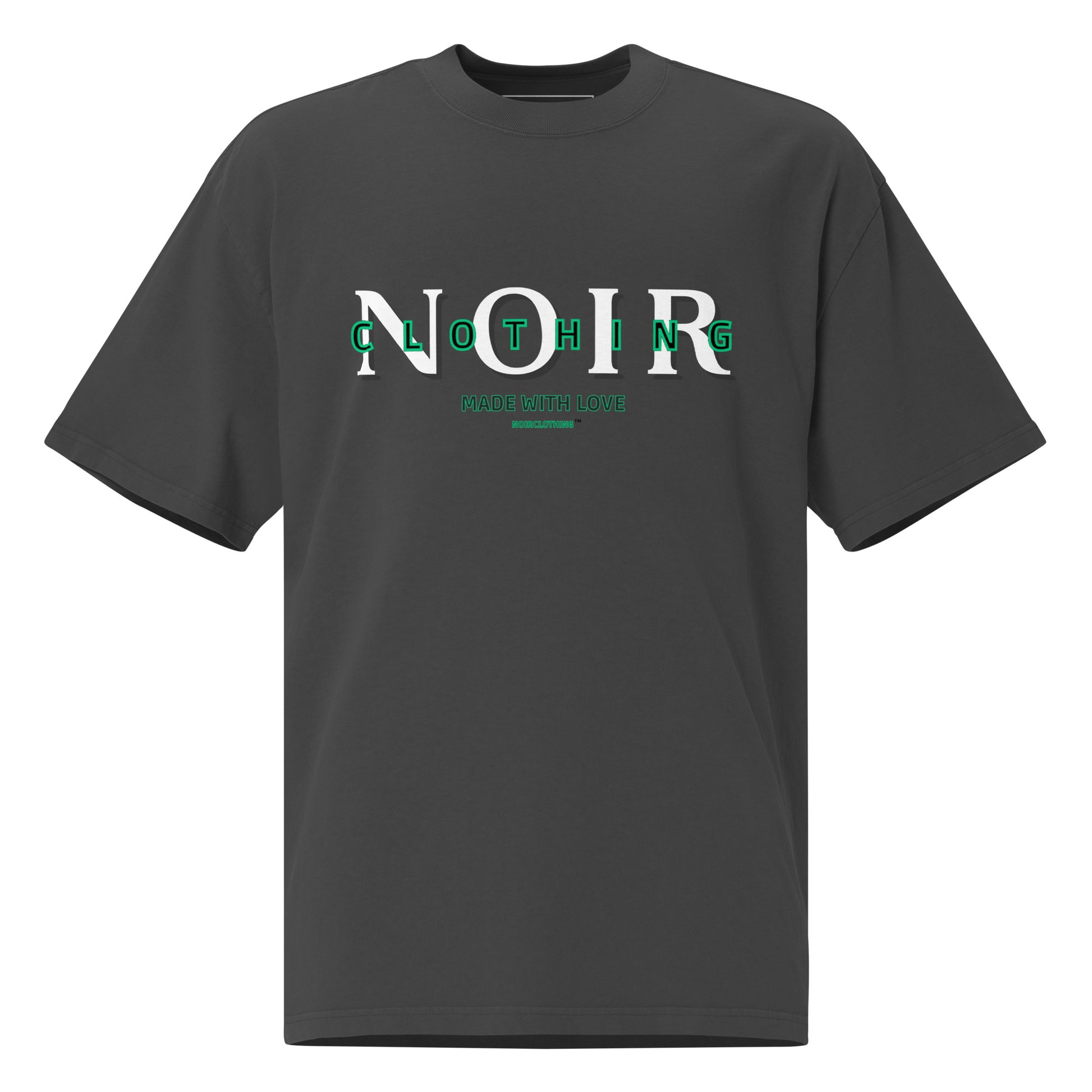 Schwarzes Oversuzed T-shirt 