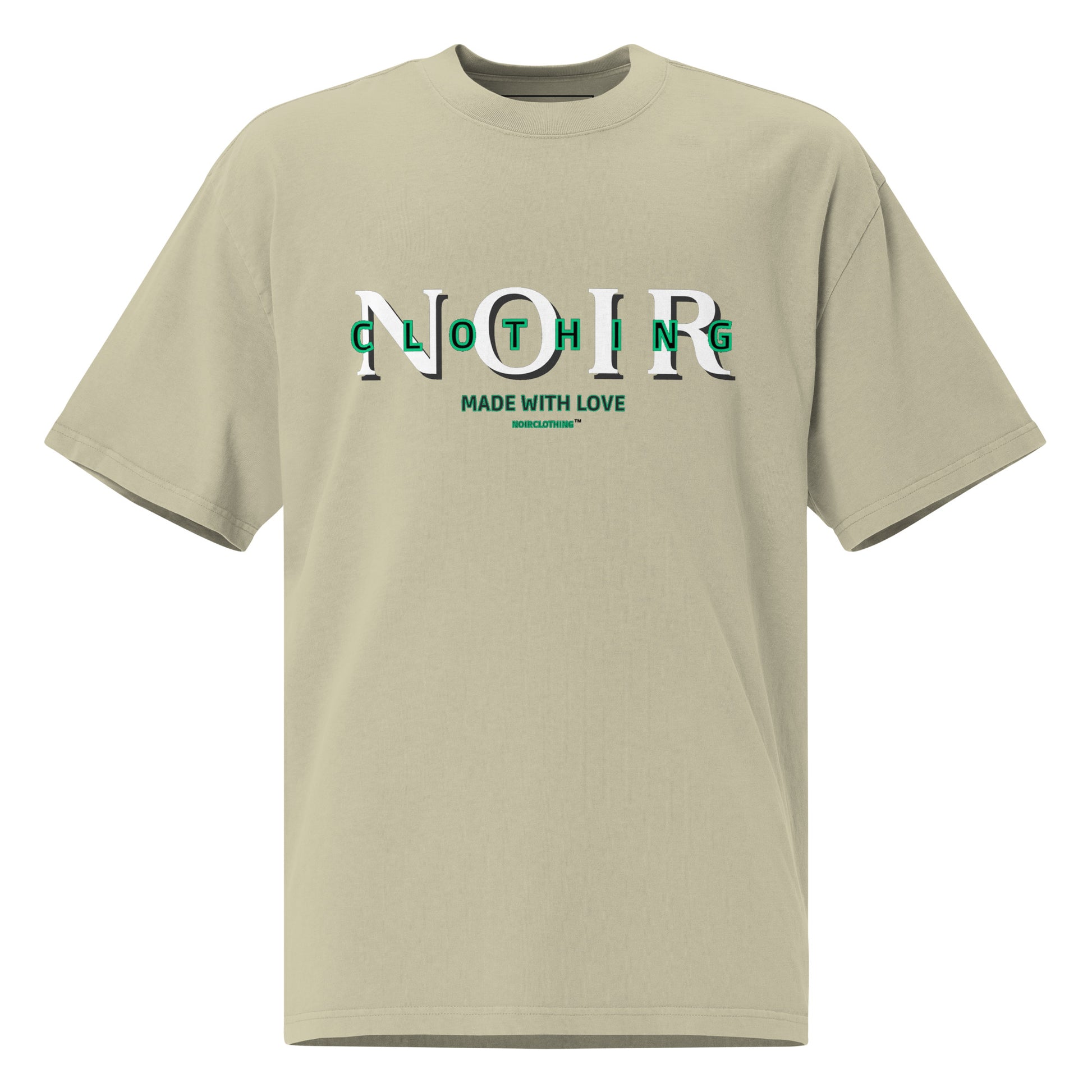 Oliven Grünes Oversized T-shirt